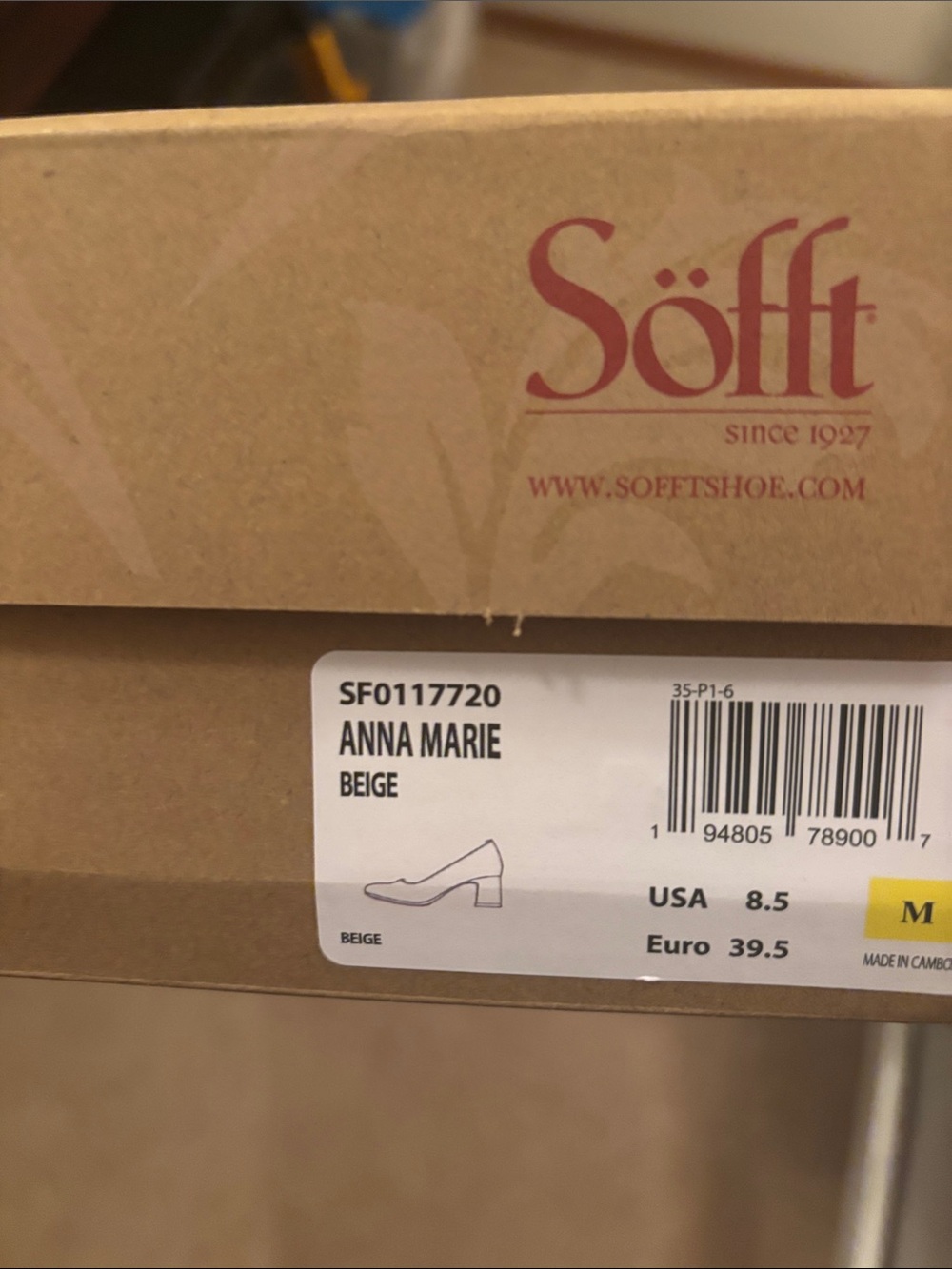 Söfft Beige Anna Marie Women's Dress Pump